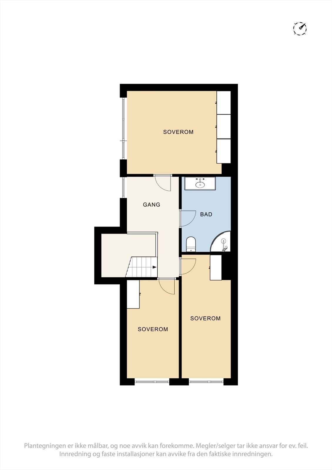 Plantegning 2.etasje. Galleribilde