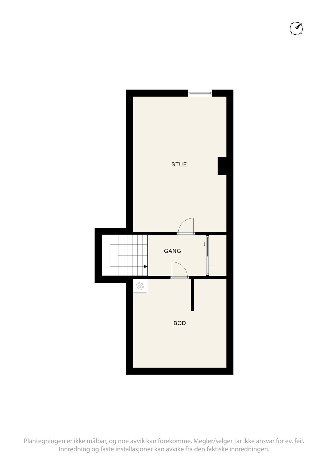 Plantegning kjeller. Galleribilde