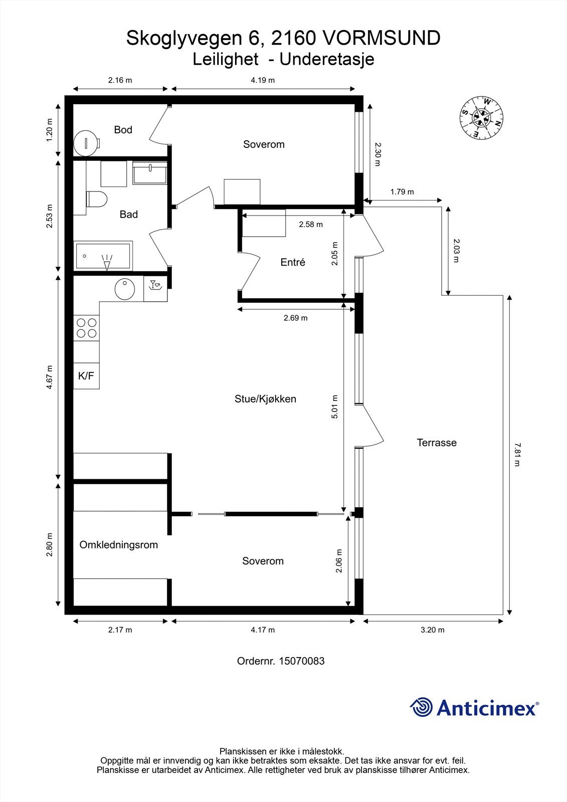 Plantegning Galleribilde