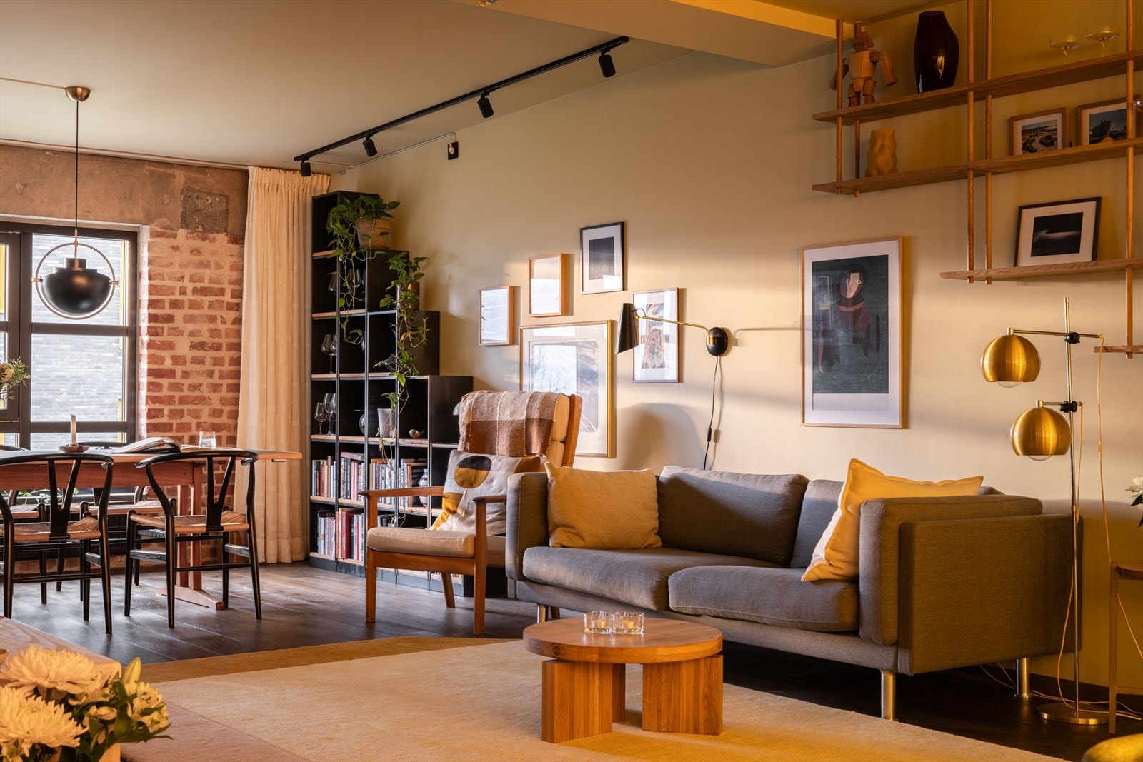 Stuen er nymalt i 2024. Galleribilde