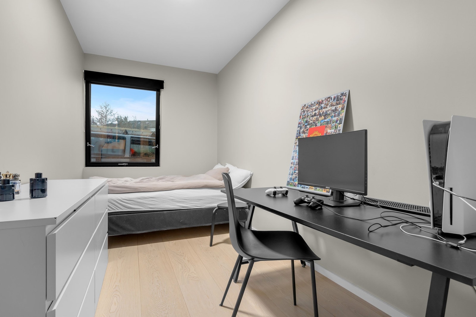 Soverom 3, fleksibelt til både kontor eller gjesterom. Galleribilde