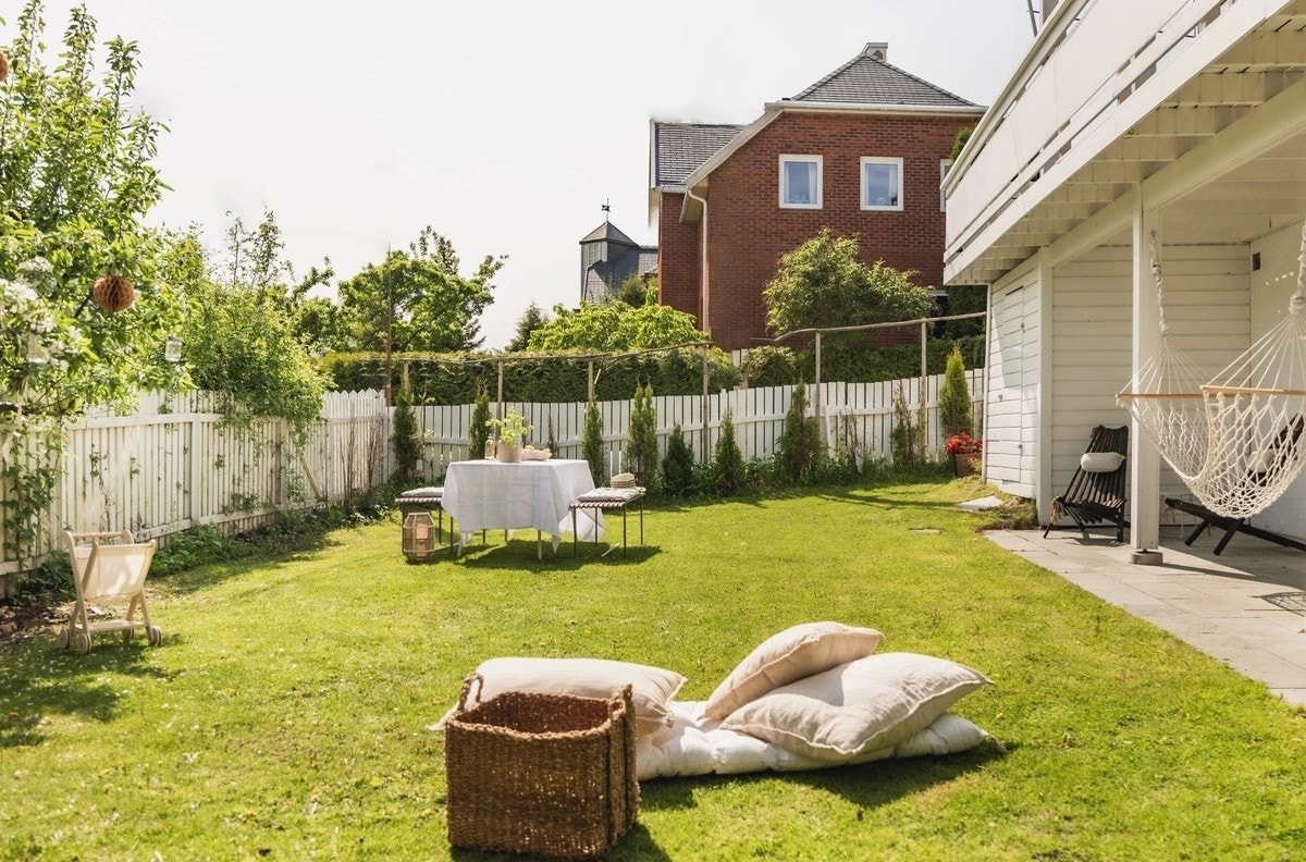 Hagen er pent opparbeidet. Galleribilde