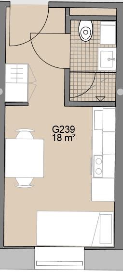 Leiligheten er KUN for studenter Galleribilde