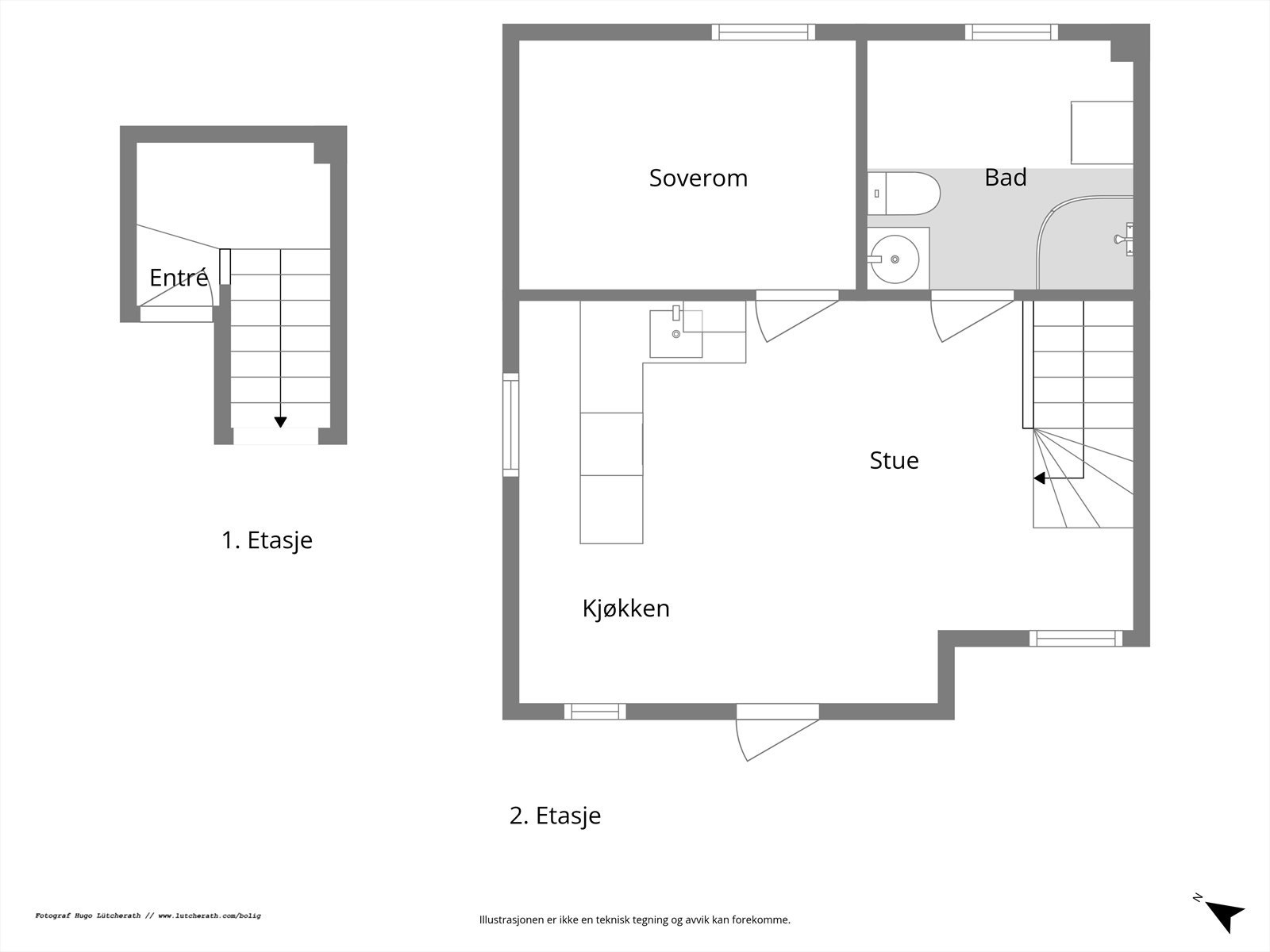 Plantegning. Galleribilde