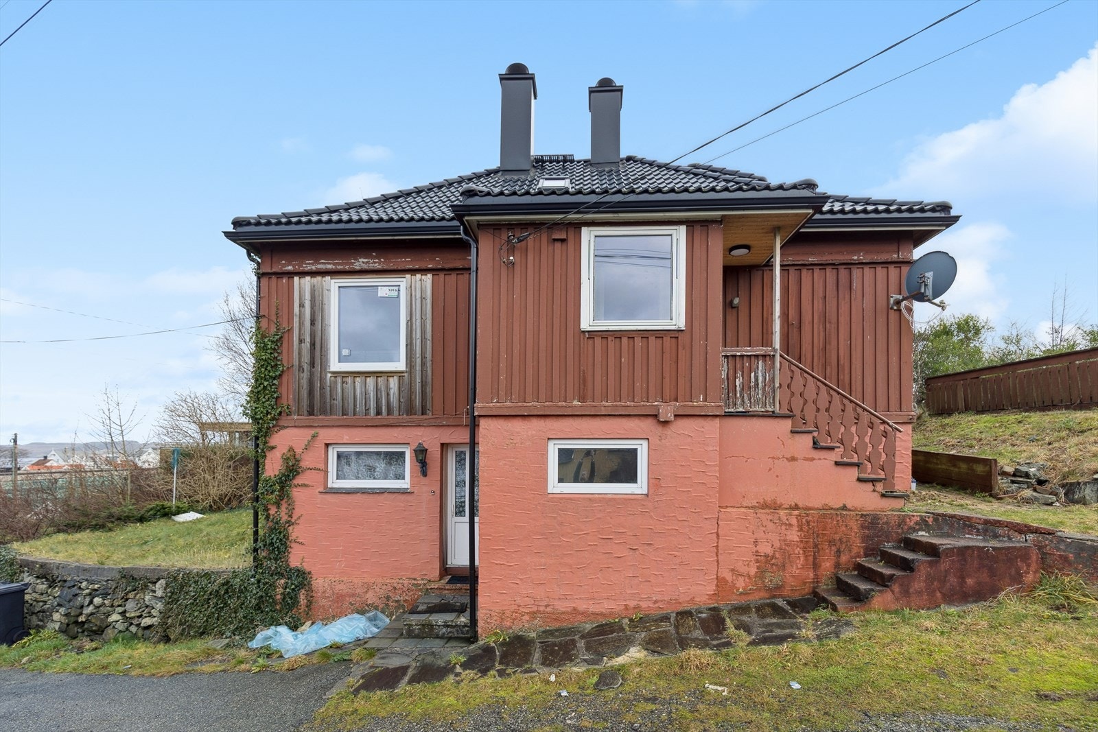 Parkering på egen tomt Galleribilde