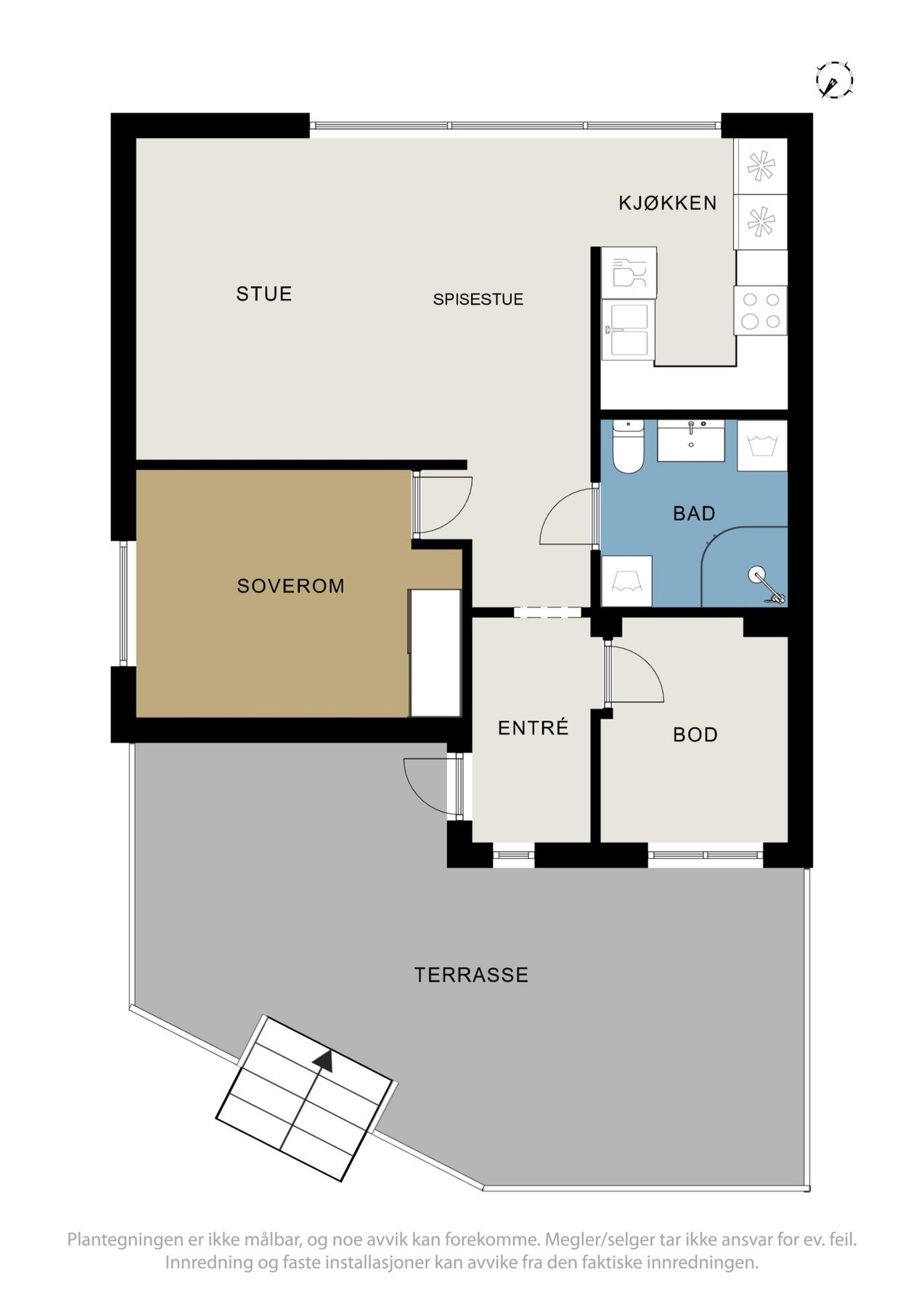 Plantegning Galleribilde