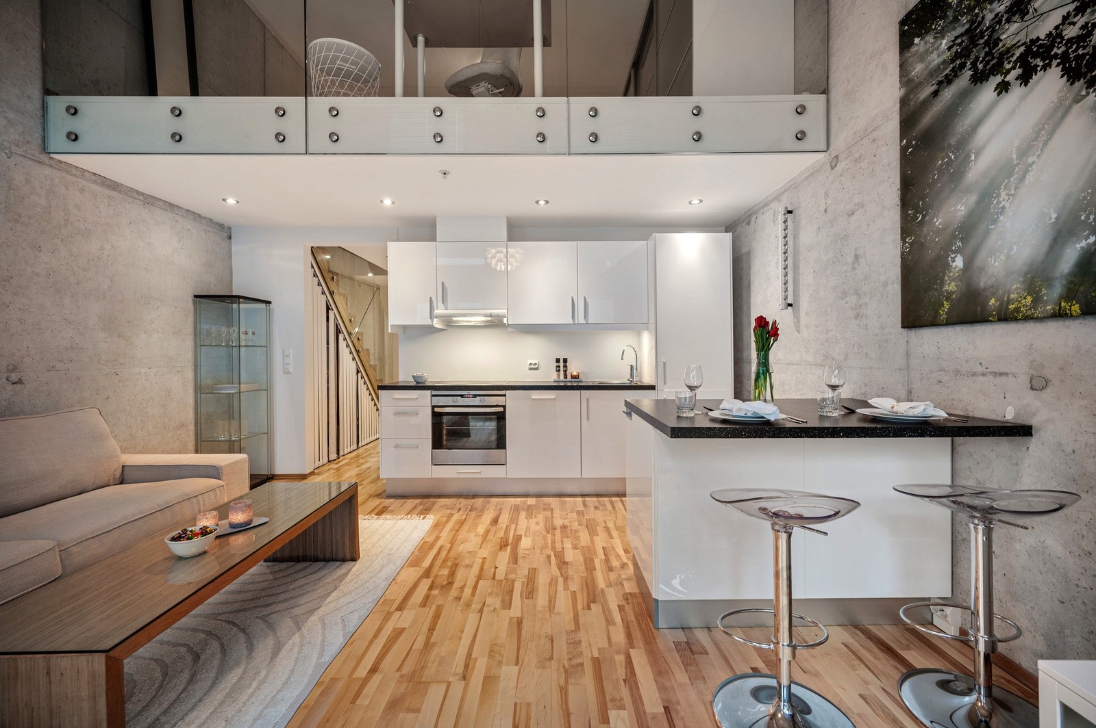 Kjøkkenet har integrerte hvitevarer Galleribilde