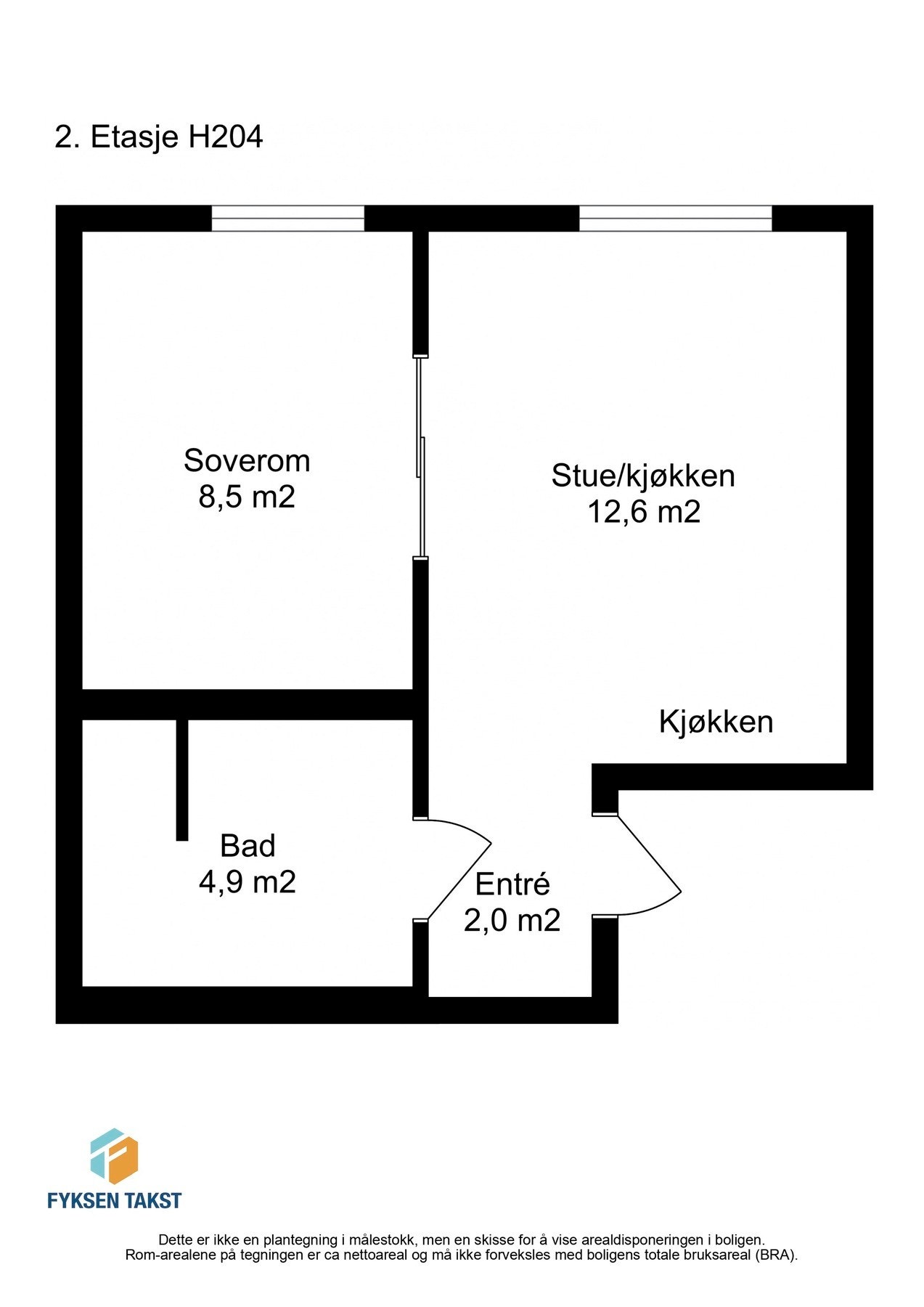 Planskisse Galleribilde