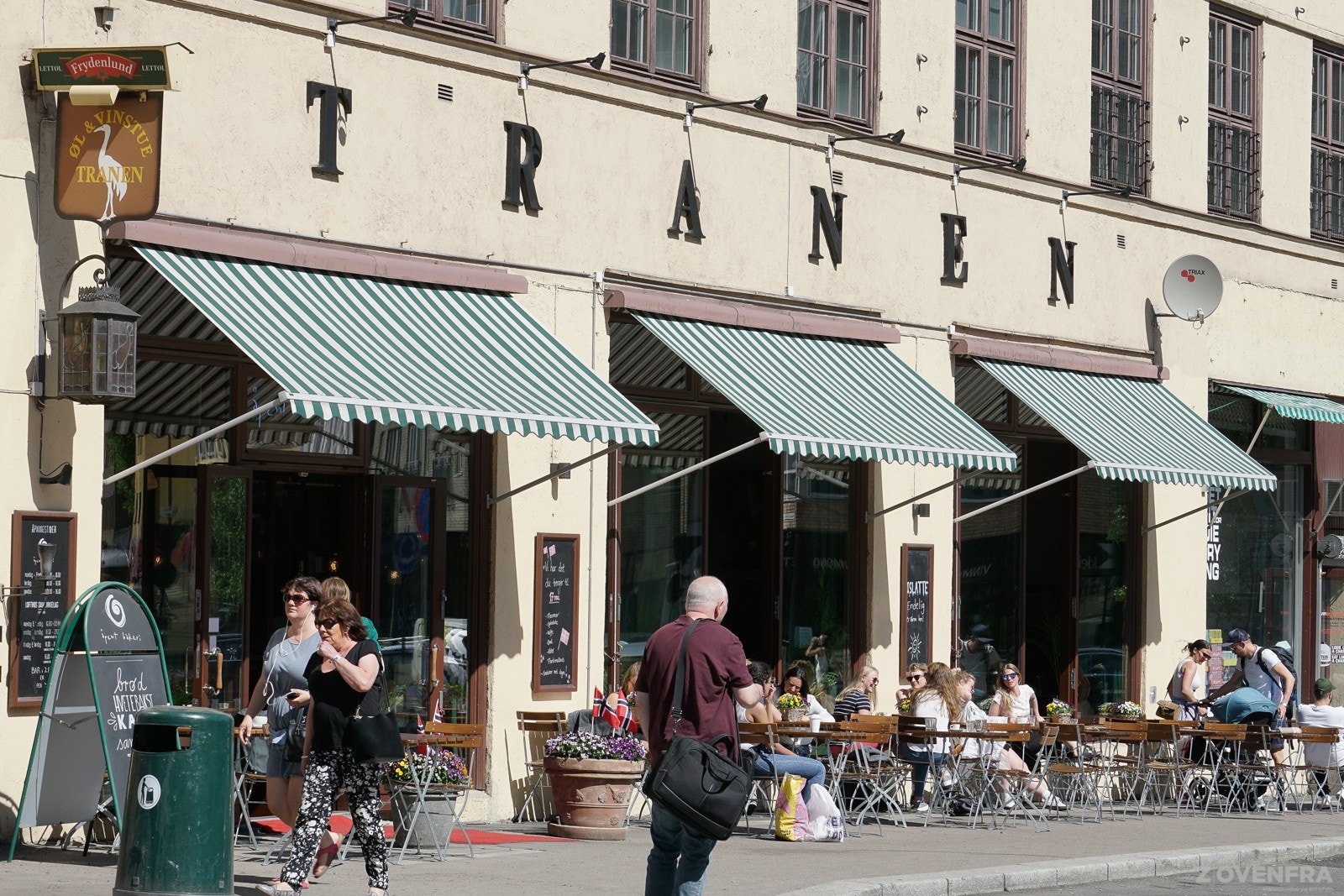 Tranen er en svært populær nabolagsrestaurant midt på Kiellands plass, kjent for å servere noen av Oslos beste pizzaer. Galleribilde