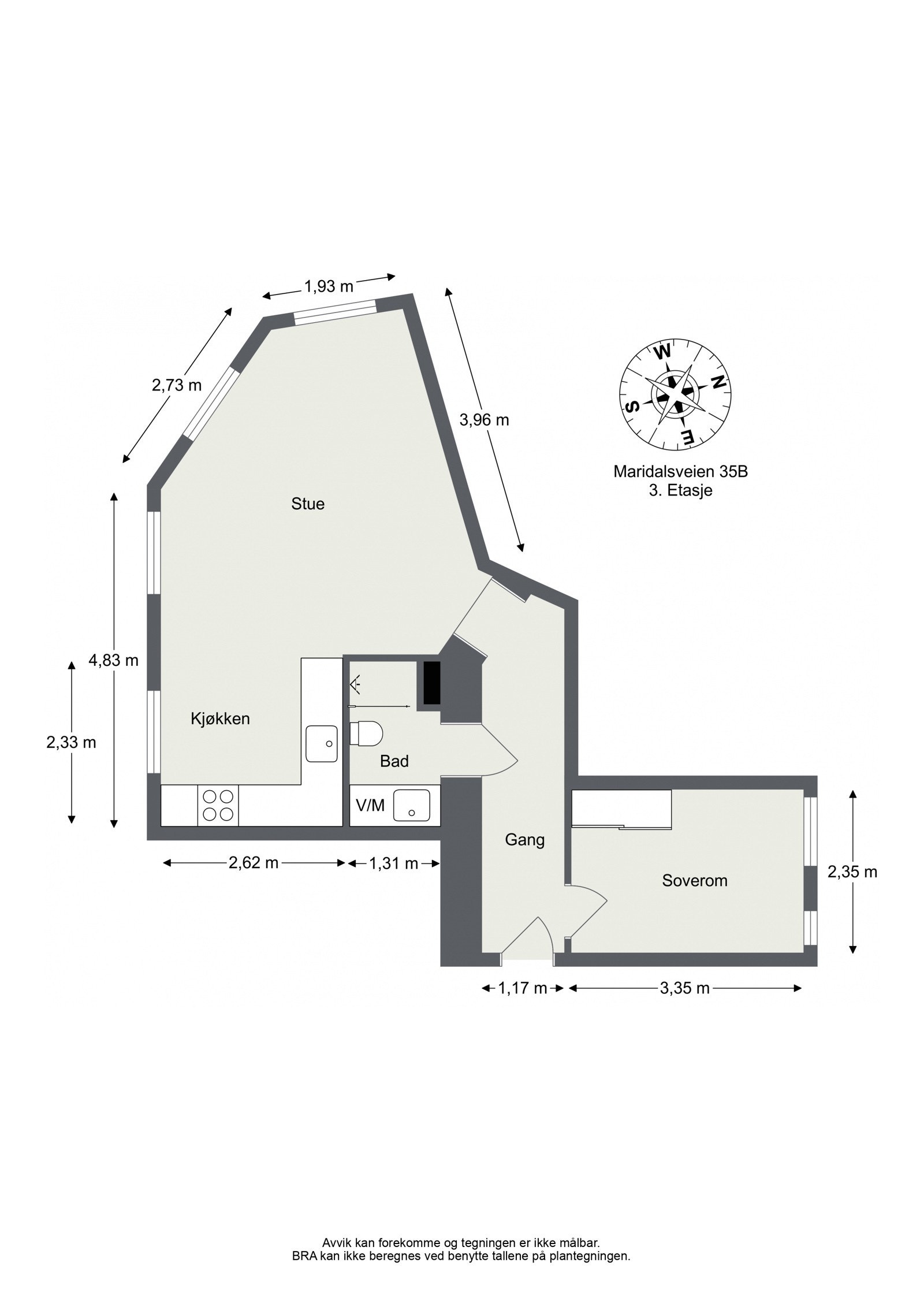 Plantegning Galleribilde