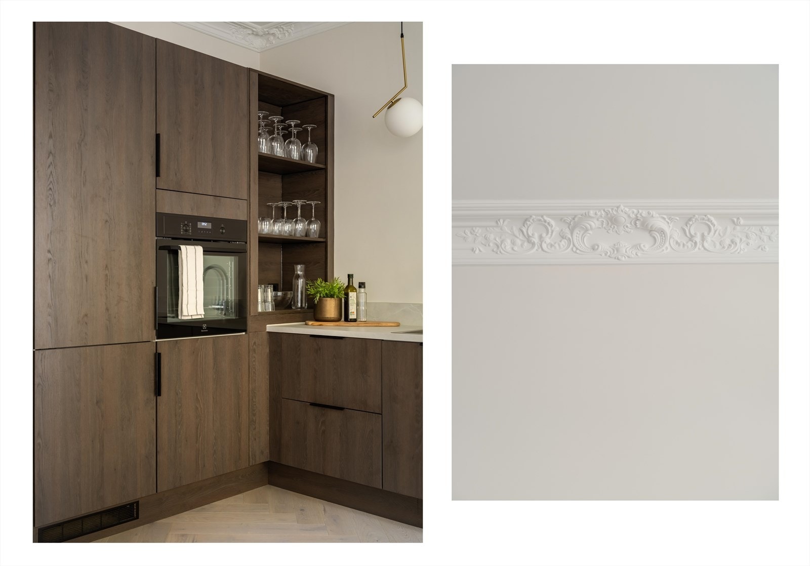 Lekre og klassiske detaljer er gjennomgående i hele boligen. Galleribilde