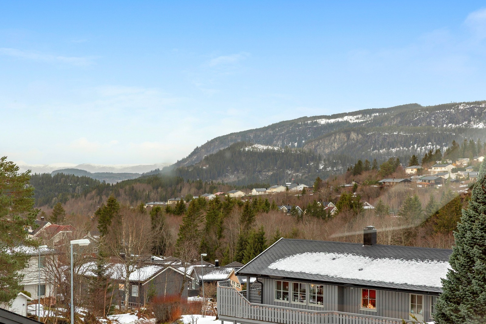 Flott utsikt fra eiendommen. Galleribilde