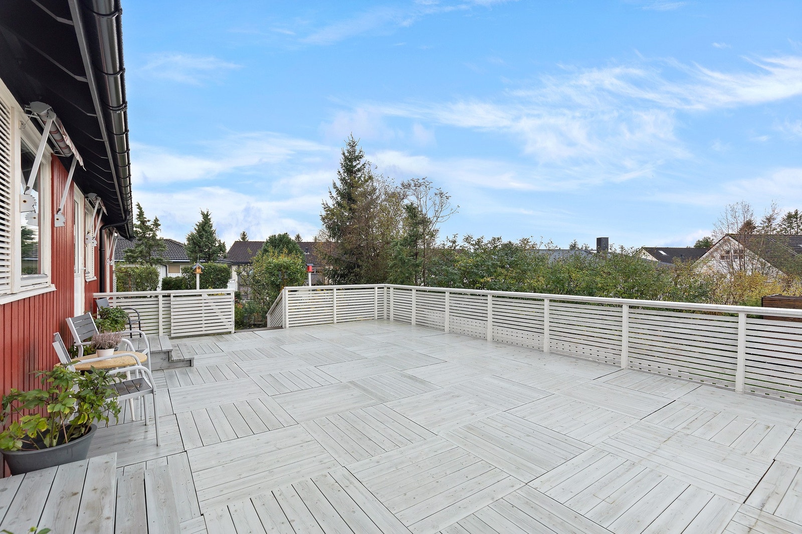 Her kan man sitte skjermet for innsyn. Galleribilde