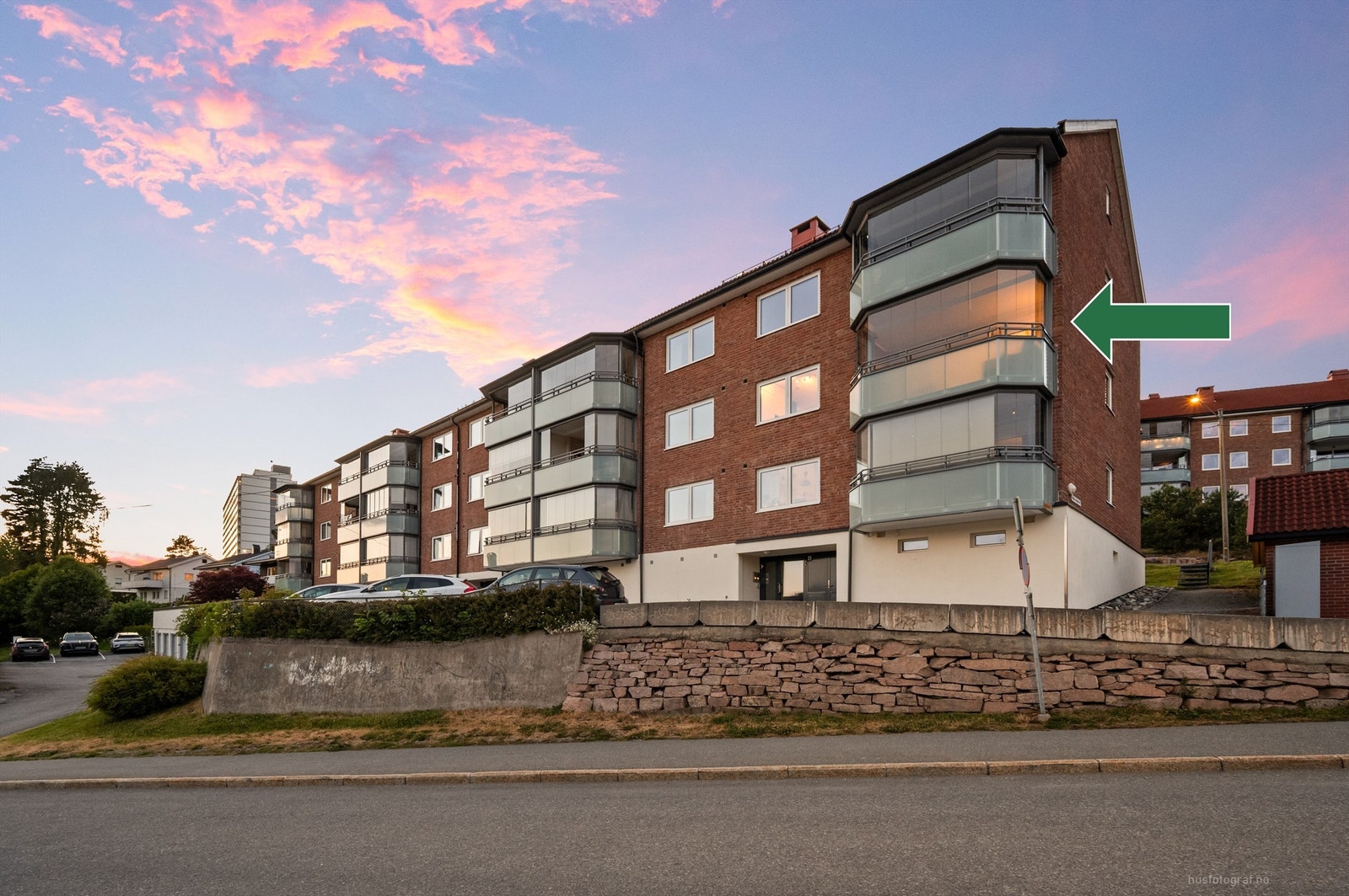 Vinduer, balkongdør og entrédør ble skiftet i 2021 Galleribilde