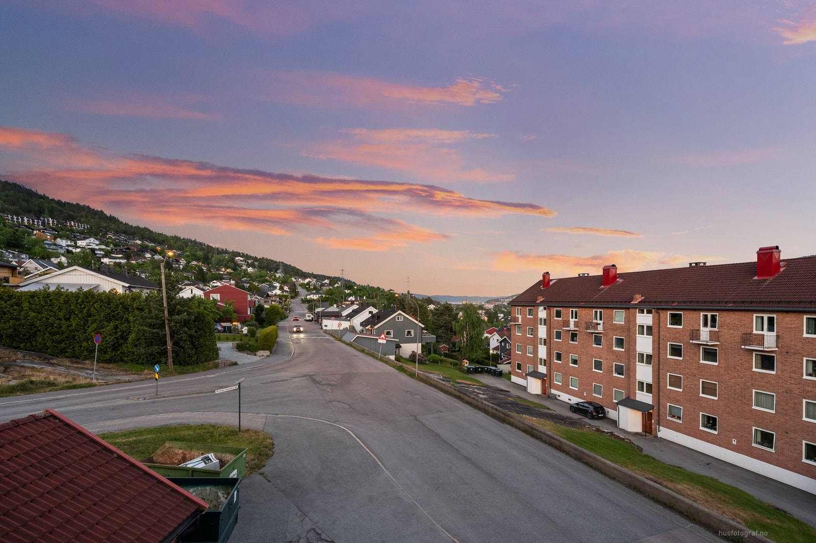 Utsikt (kveldsbilde) - Nærområdet Galleribilde