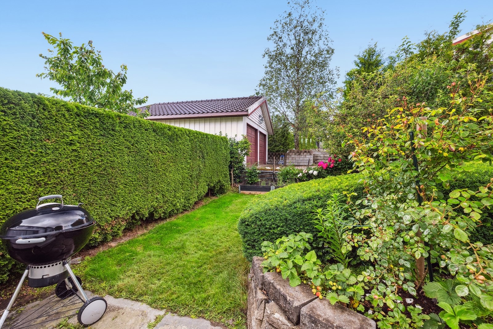 Pent opparbeidet hage. Galleribilde