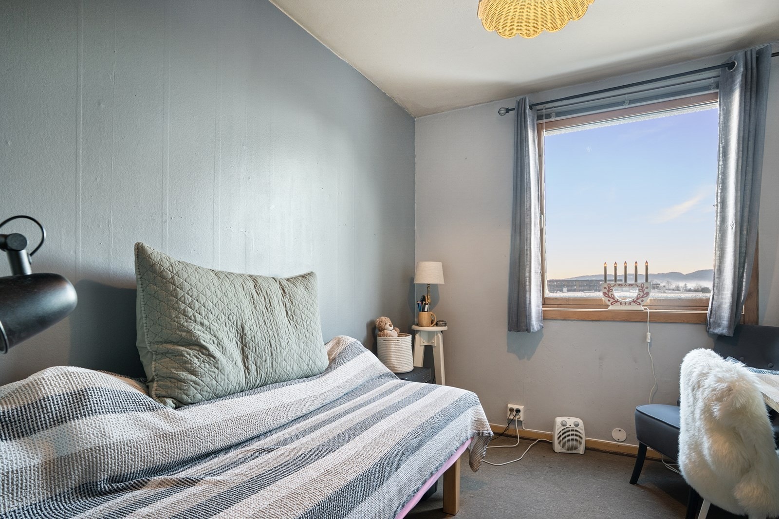 Det er to soverom i leiligheten. Galleribilde