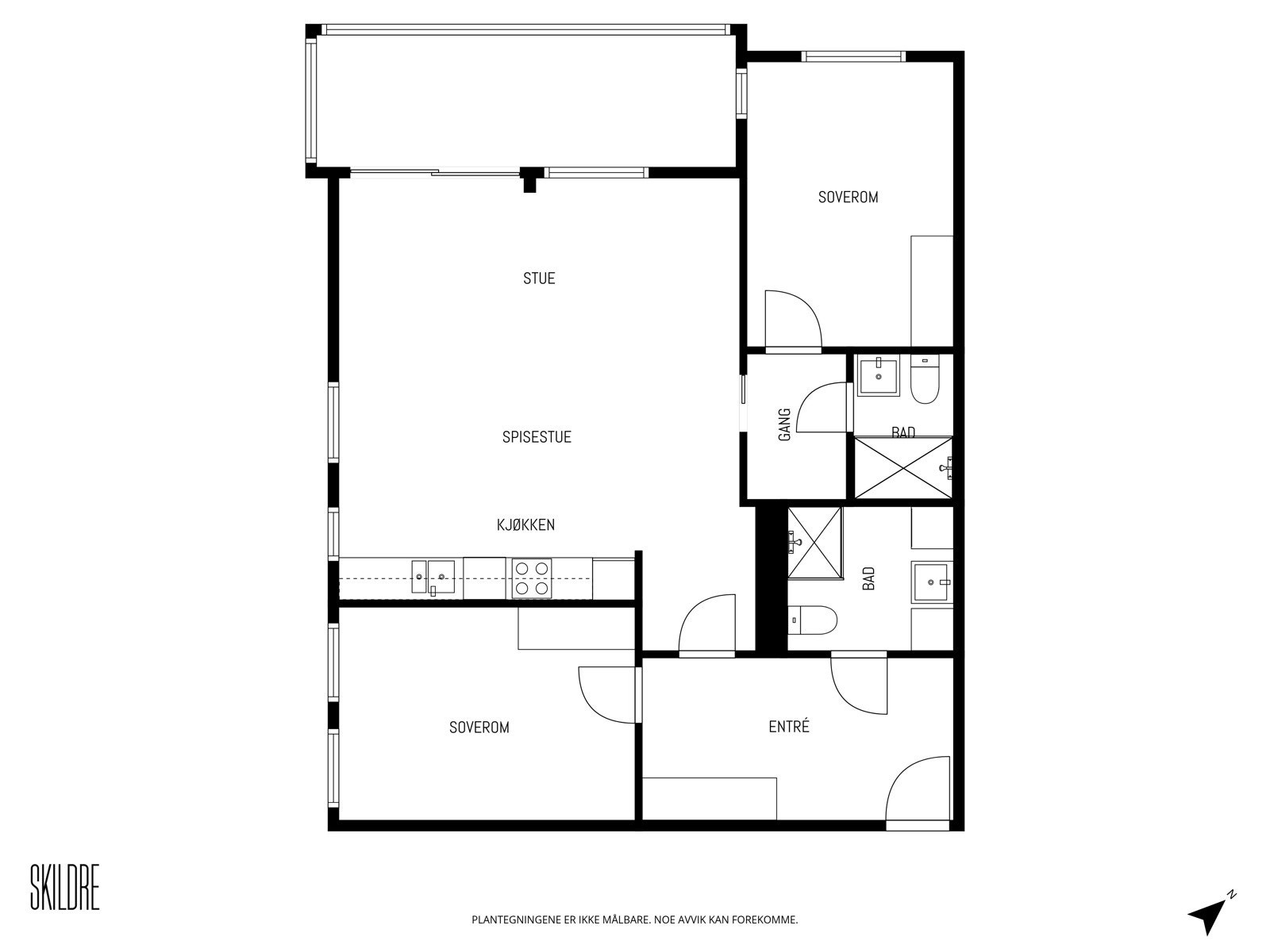 Plantegning Galleribilde