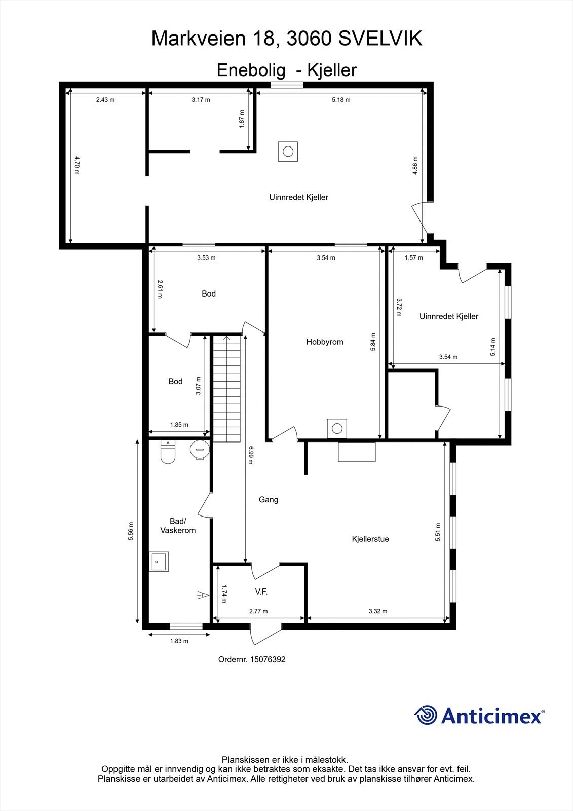 Plantegning - Kjeller Galleribilde