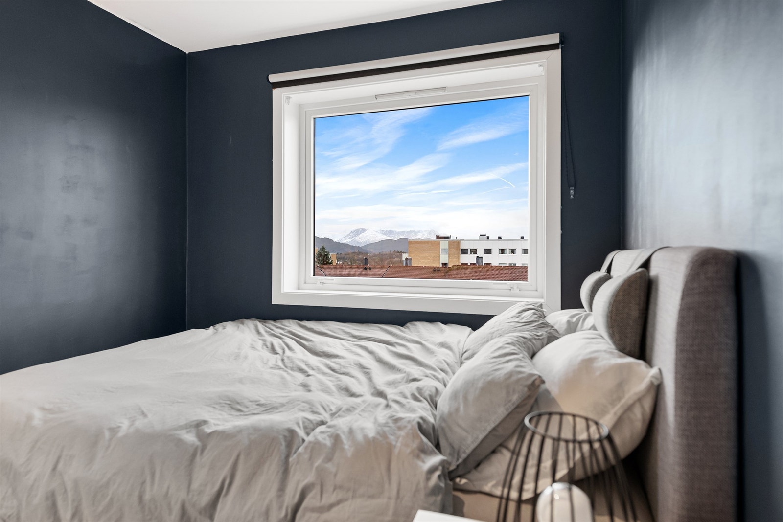Det er også flott utsikt fra soverommet mot vest Galleribilde