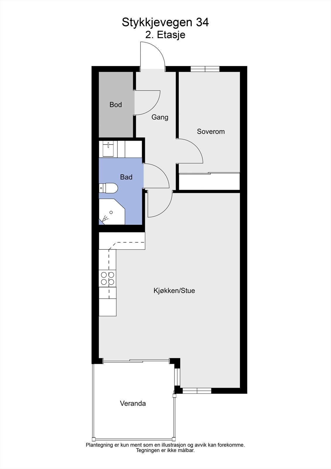 2 D plantegning Galleribilde