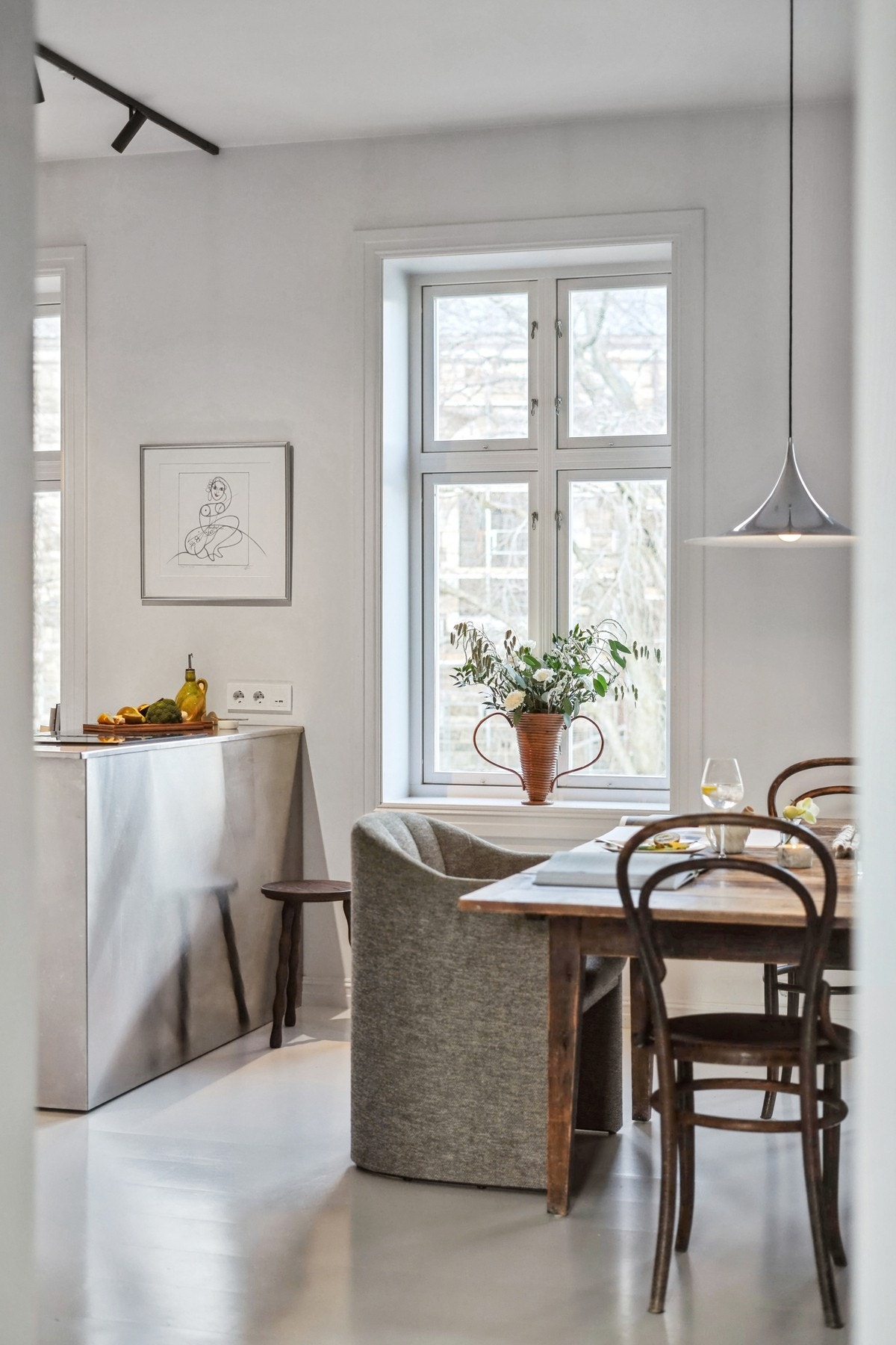 Vi beveger oss videre inn til kjøkkenet. Galleribilde