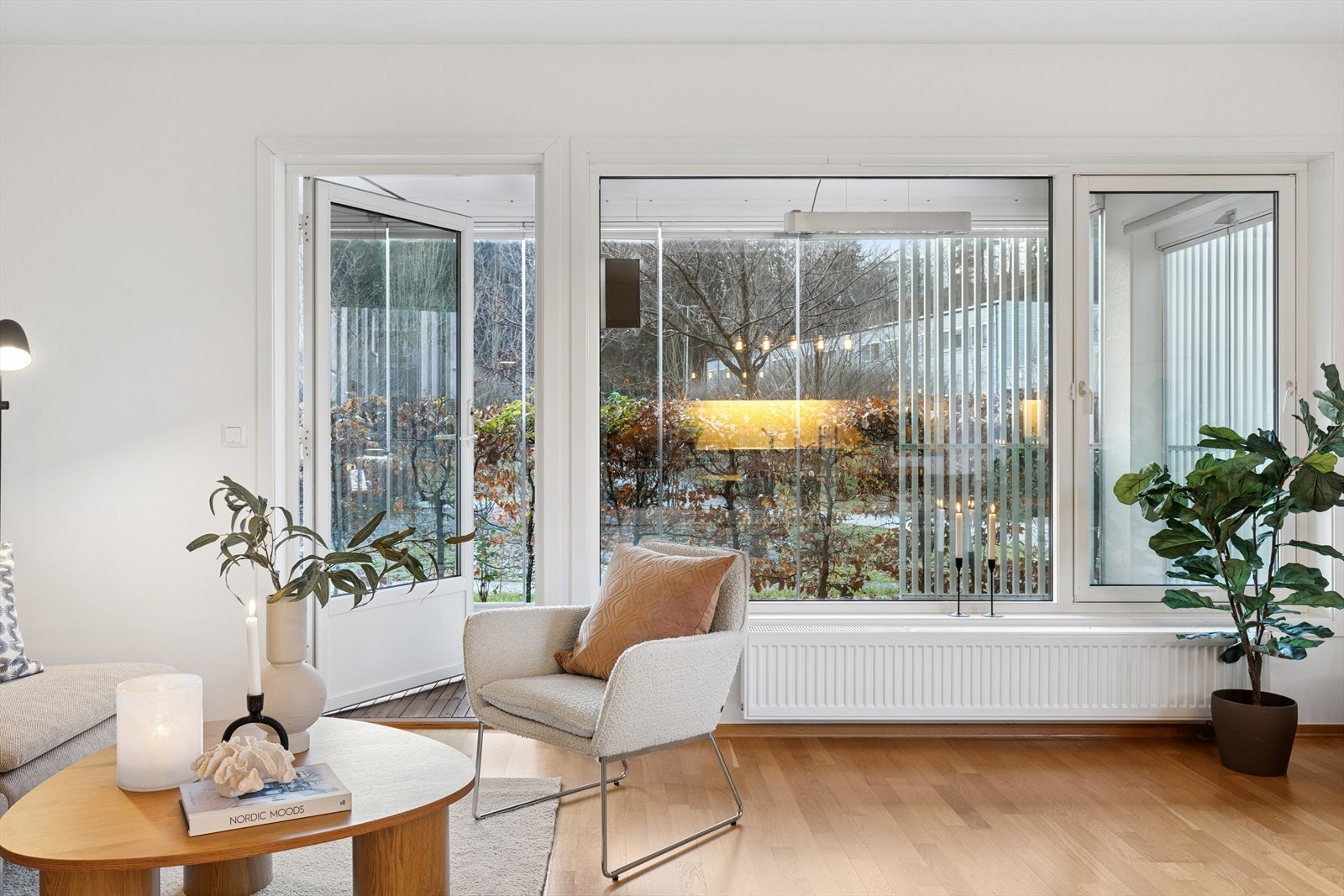 Leiligheten har oppvarming via radiatorer. Galleribilde