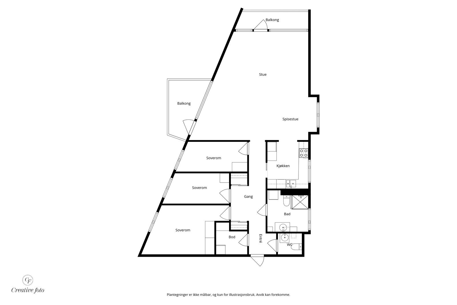 Plantegning. Galleribilde