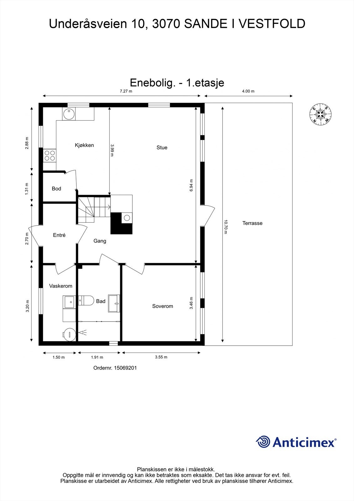 Plantegning - 1. etasje Galleribilde