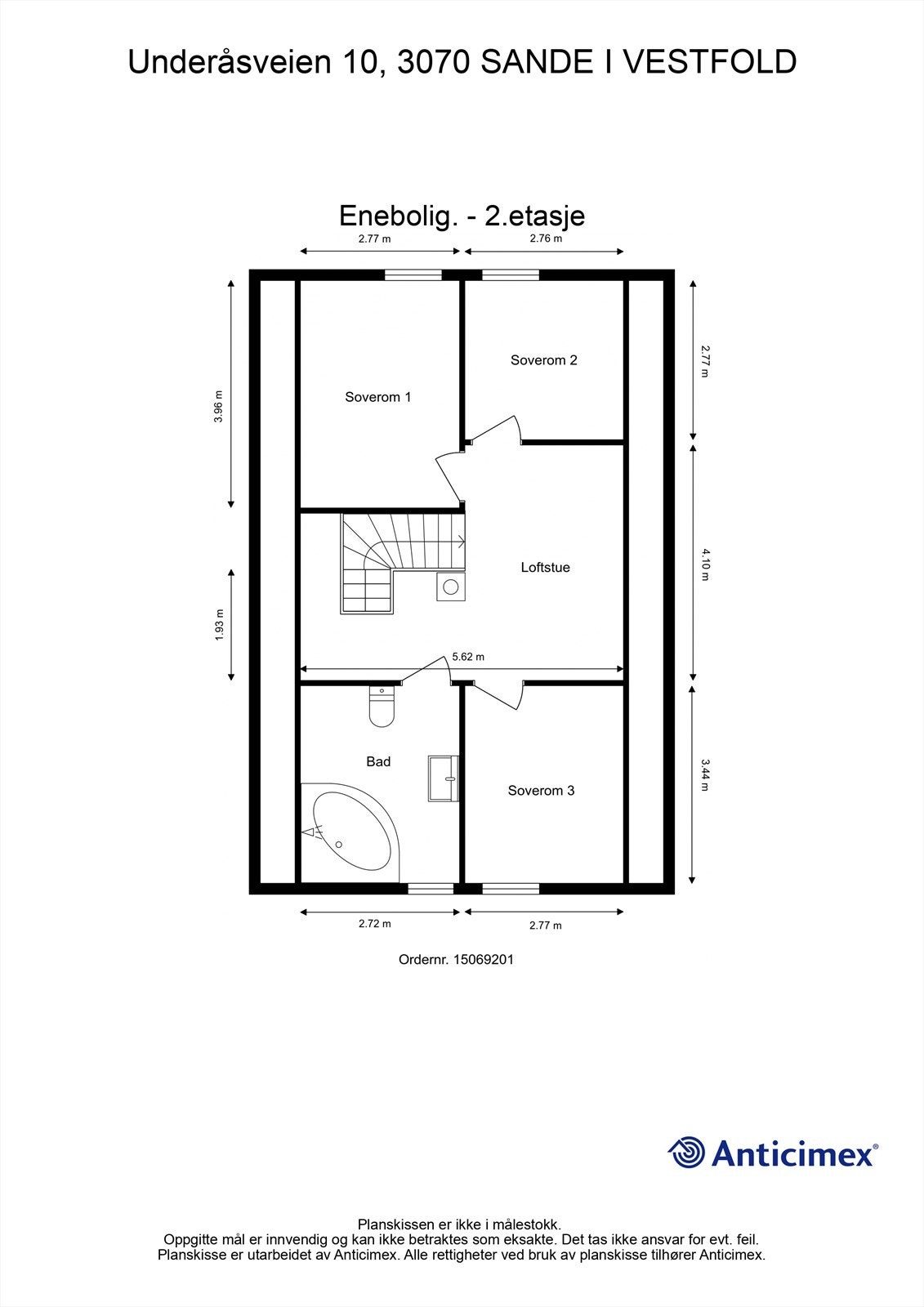 Plantegning - 2. etasje Galleribilde