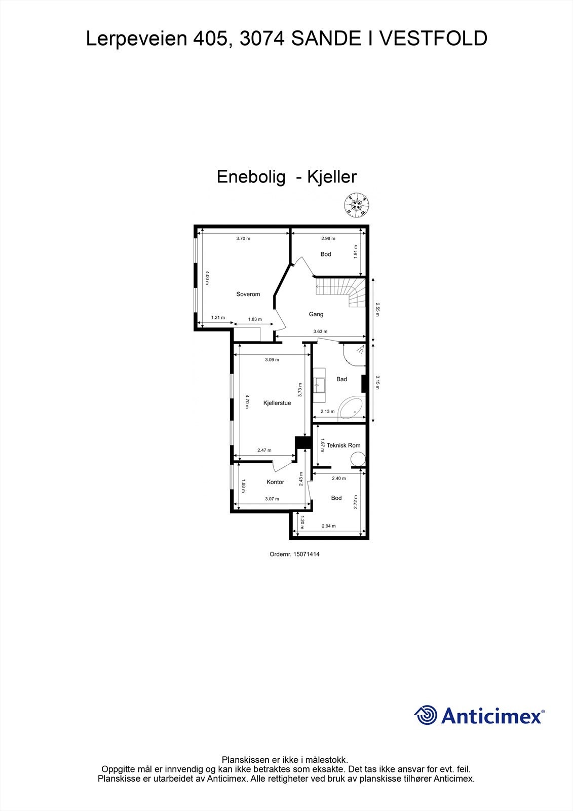 Plantegning - Kjeller Galleribilde