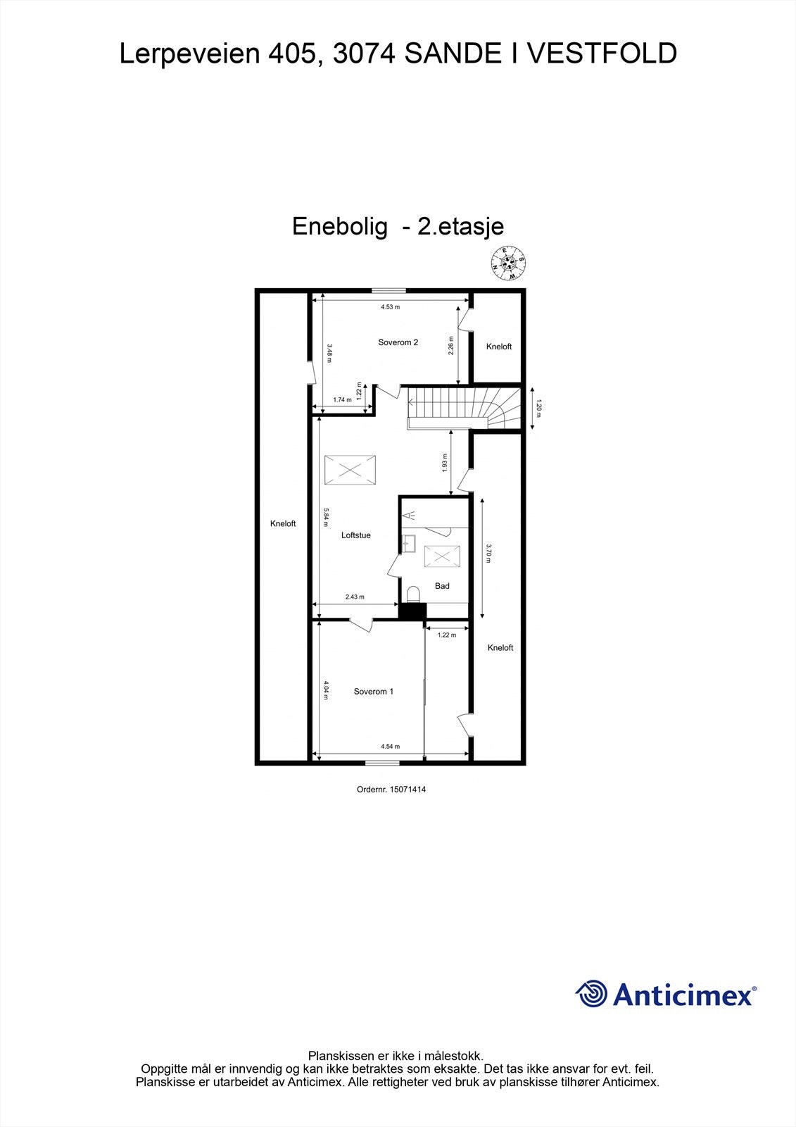Plantegning - 2. etasje Galleribilde
