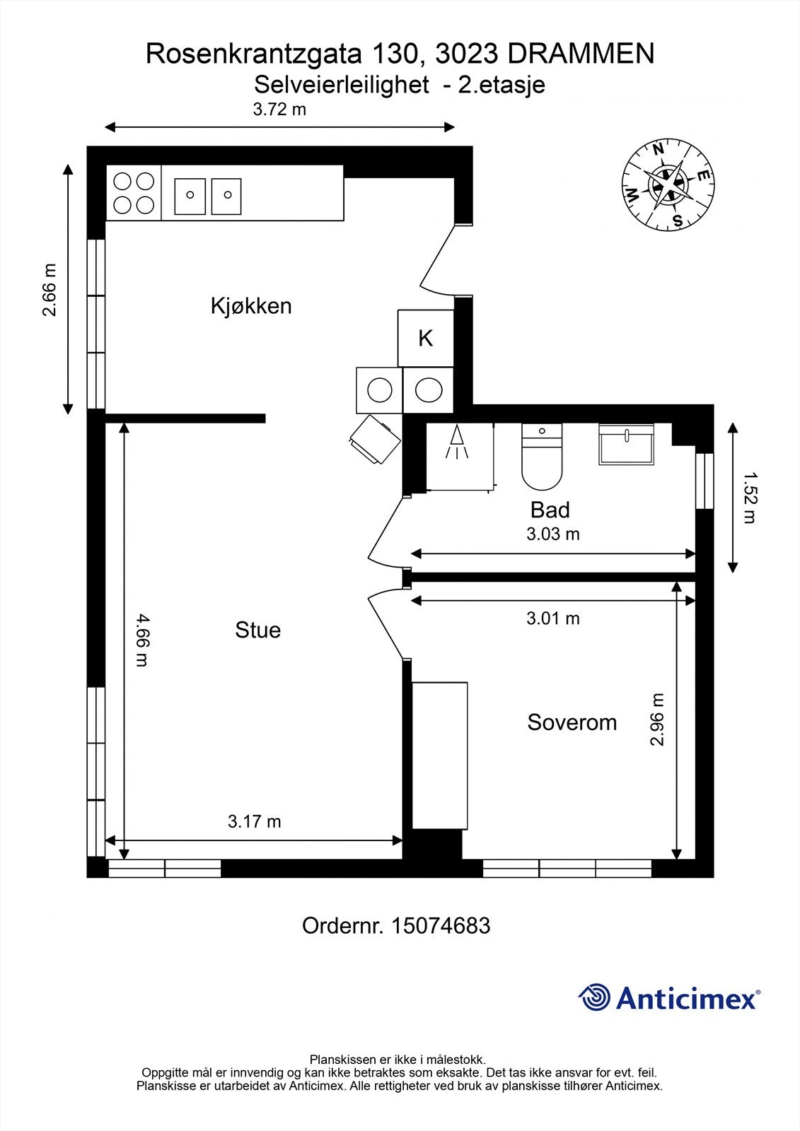 Plantegning - 2. etasje Galleribilde