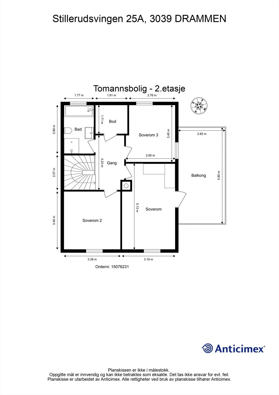 Plantegning - 2. etasje Galleribilde