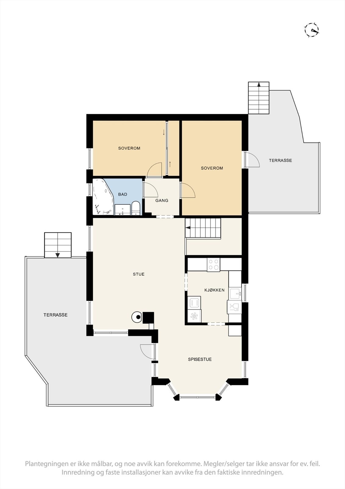 Plantegning - Første etasje. Galleribilde