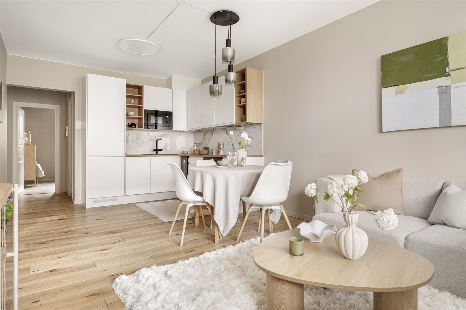 En lekker 4-romsleilighet med sentral beliggenhet på Hovin. Galleribilde