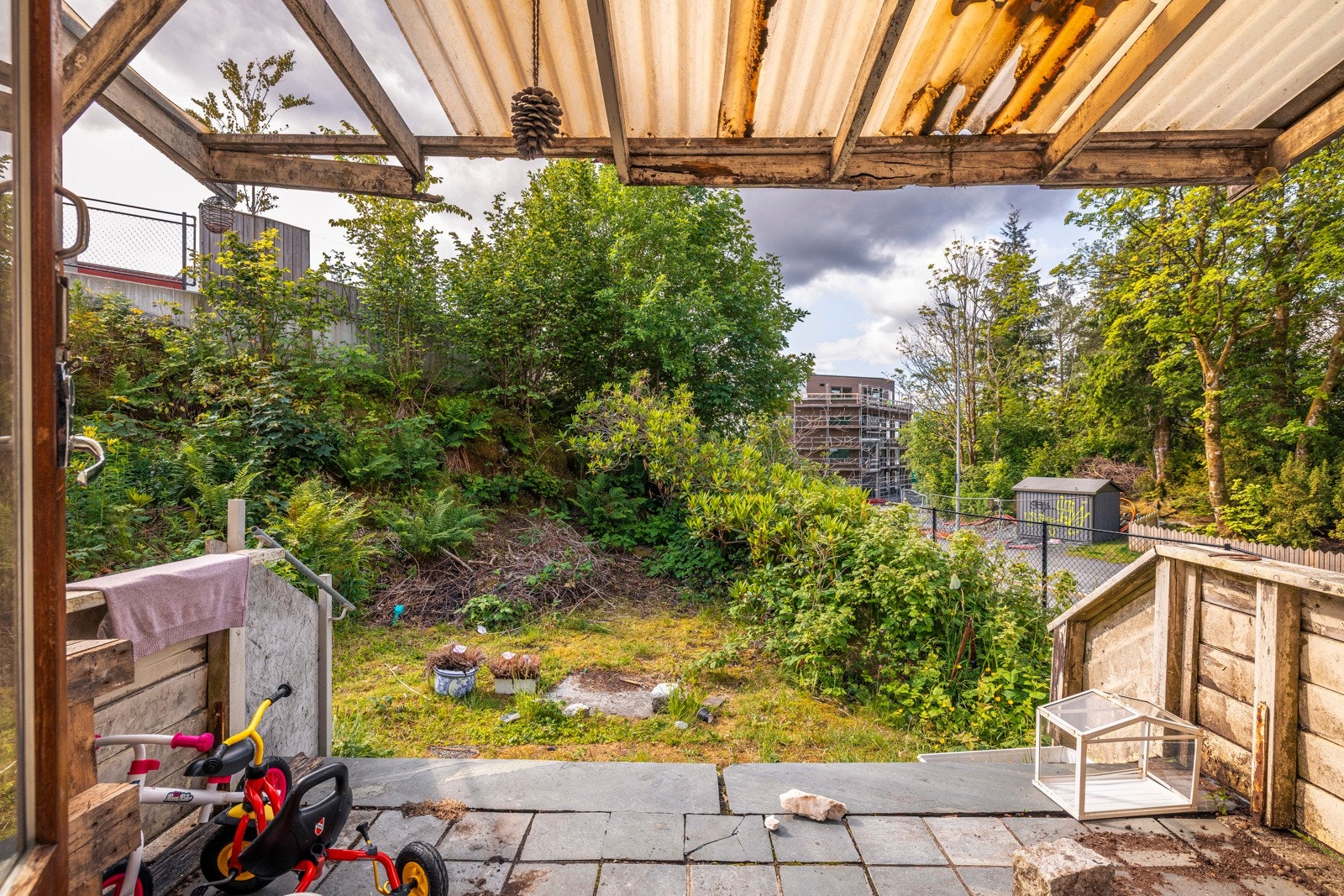 Utgang til terrasse fra 1-etg. Galleribilde