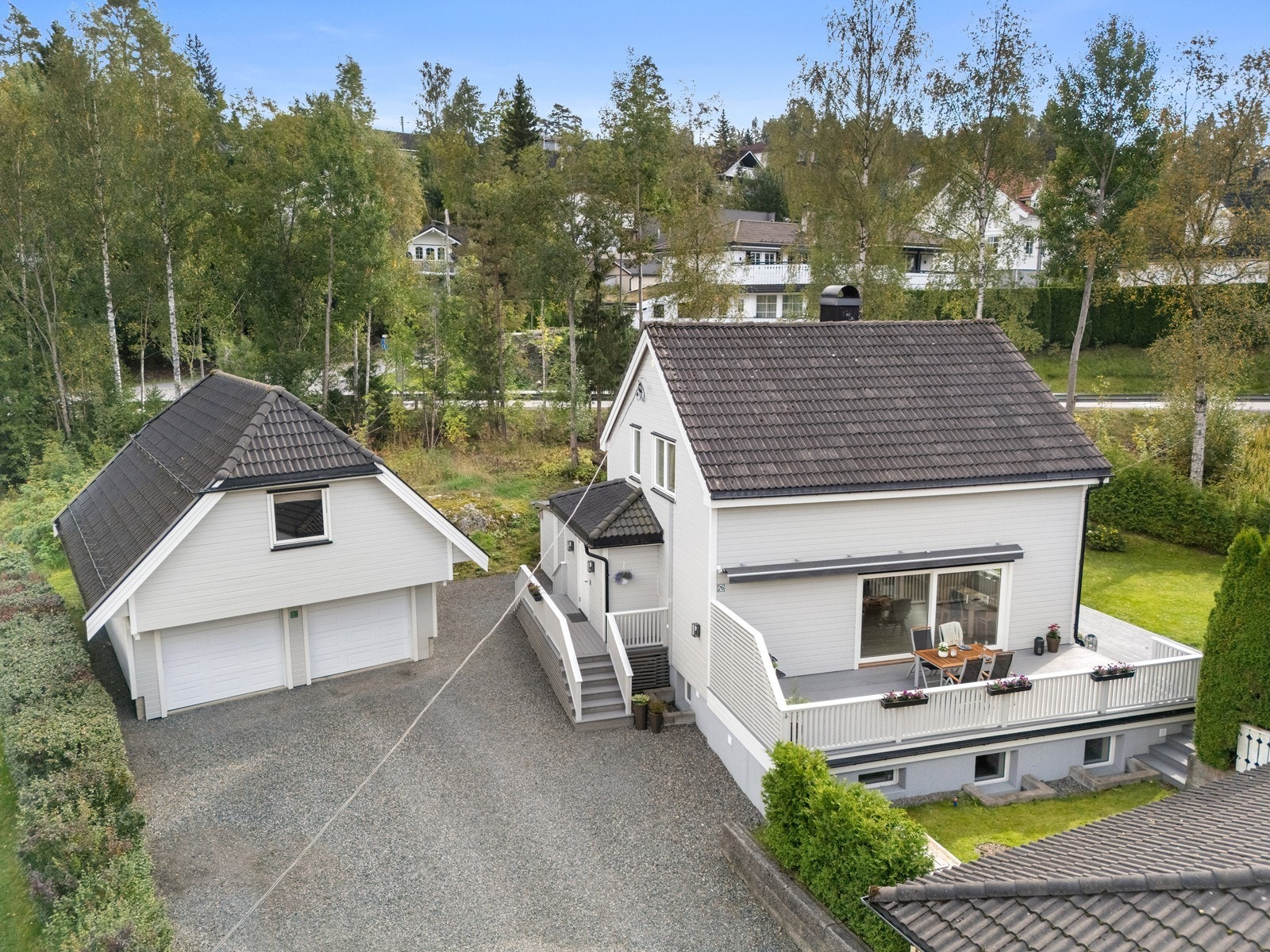 Herfra er det kort vei til servicetilbud ved Lørenskog Storsenter Triaden og Metro. Galleribilde
