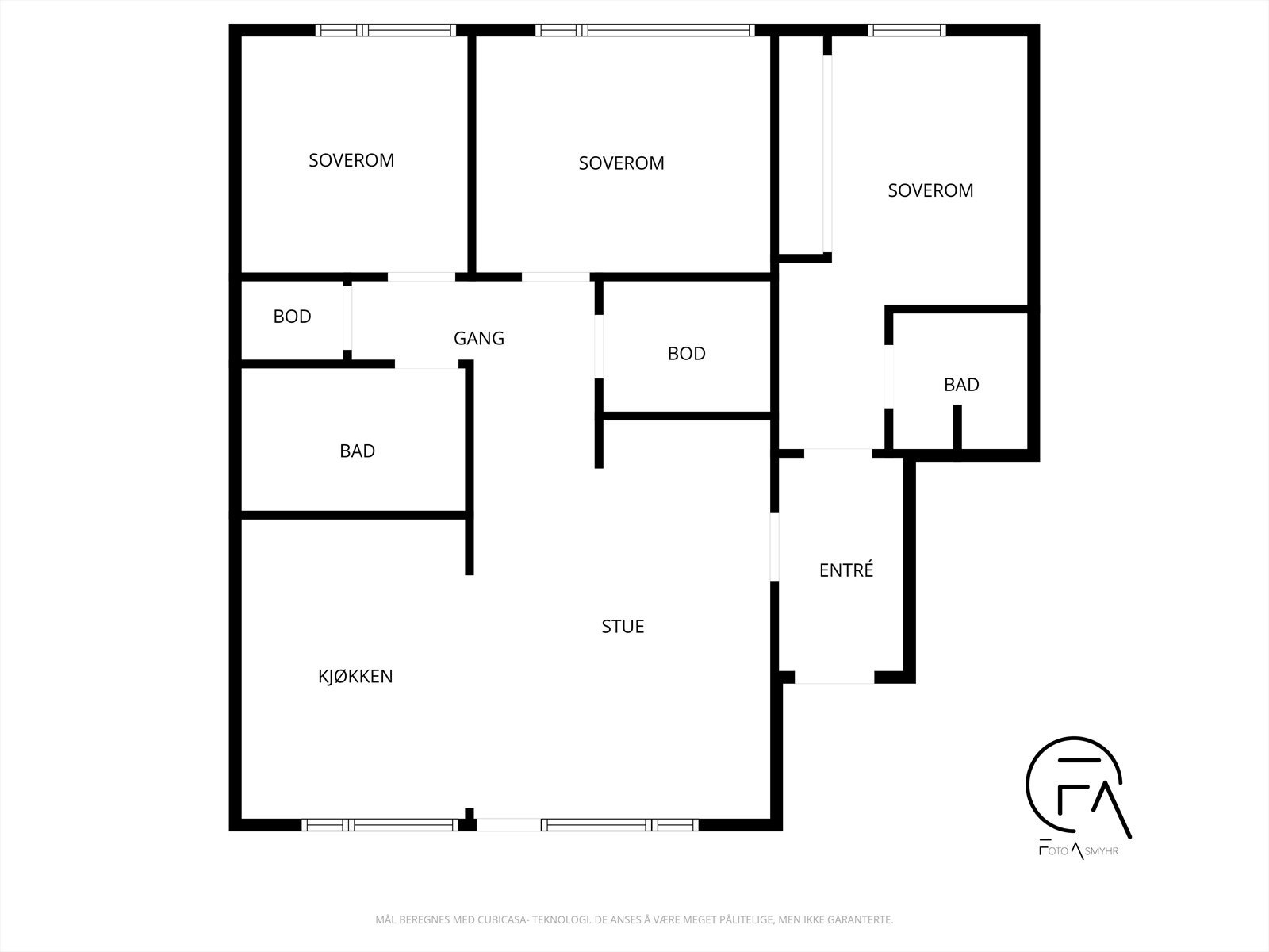 Plantegning Galleribilde