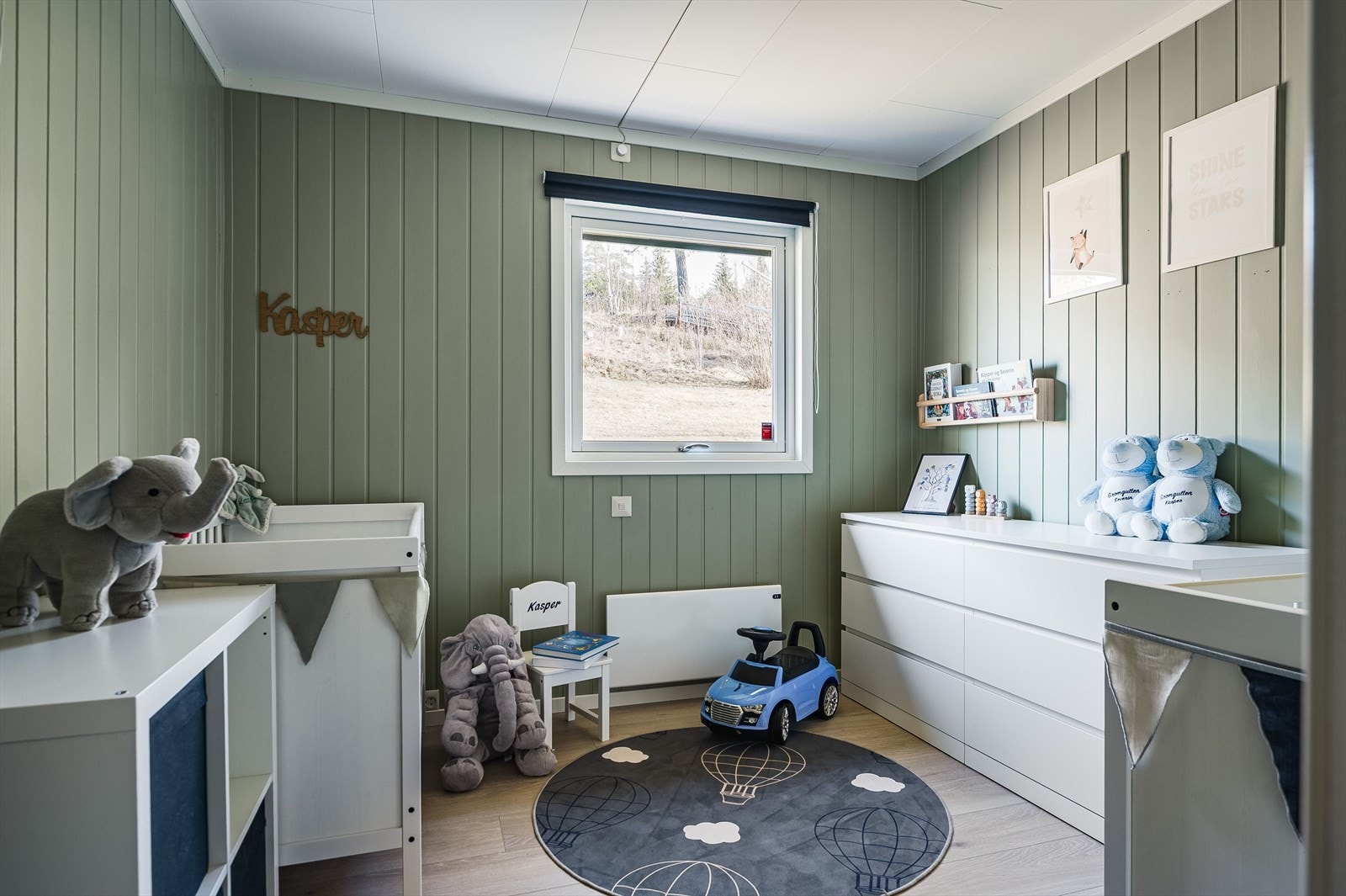 Soverom 2 som har blitt brukt som barnerom. Galleribilde