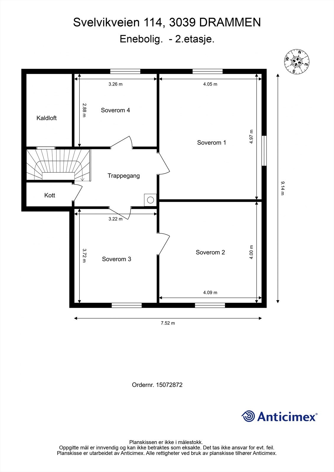 Plantegning - 2. etasje Galleribilde