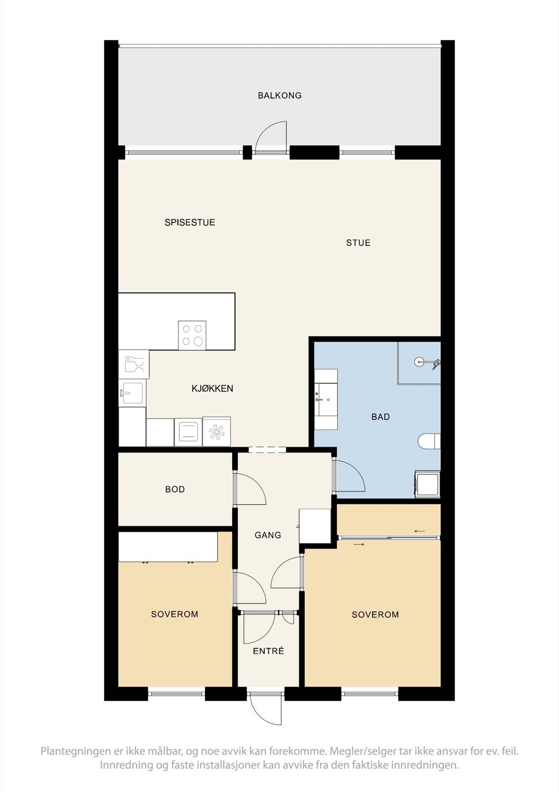 Plantegning Galleribilde