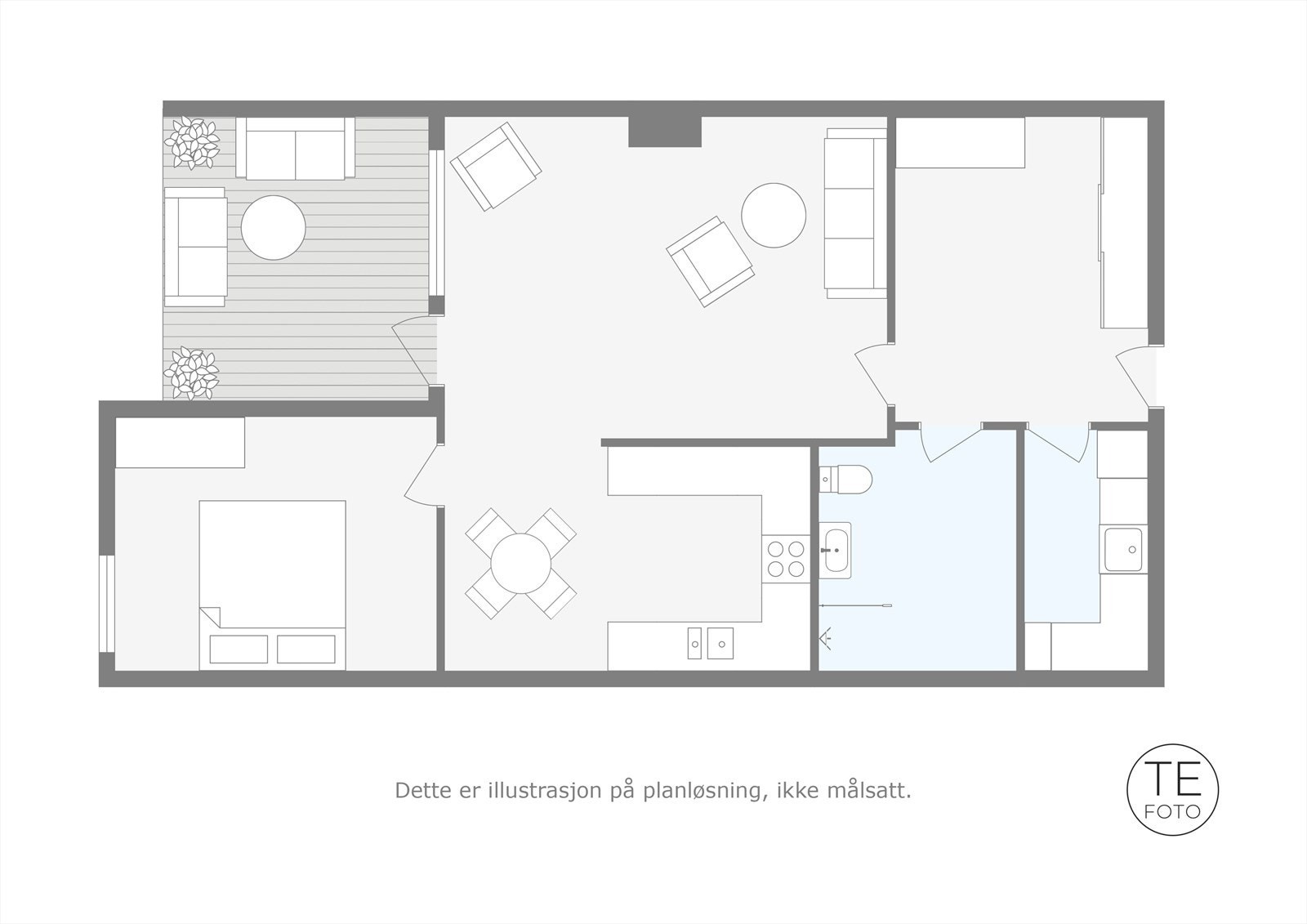 2D planskisse Galleribilde