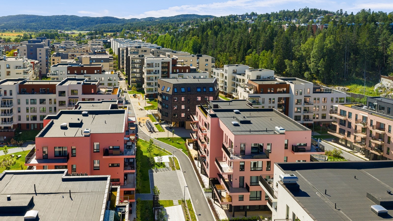 Fin beliggenhet på hjørnet av Gårdskvartalet 4. Galleribilde