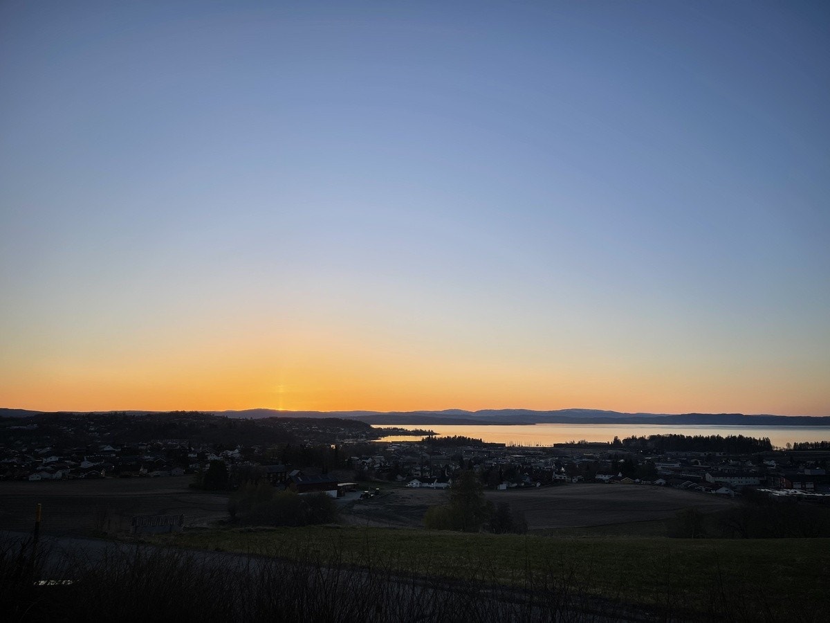 Utsikt fra hagen Galleribilde