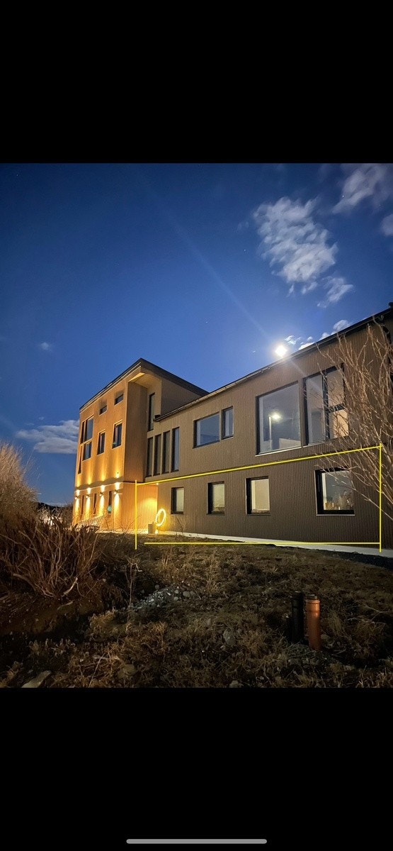 Leiligheten markert med gult Galleribilde