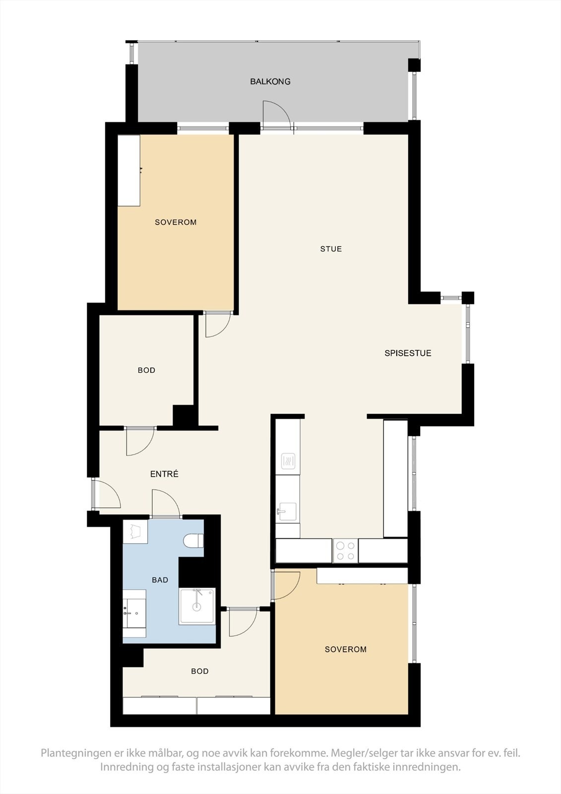 Plantegning Galleribilde