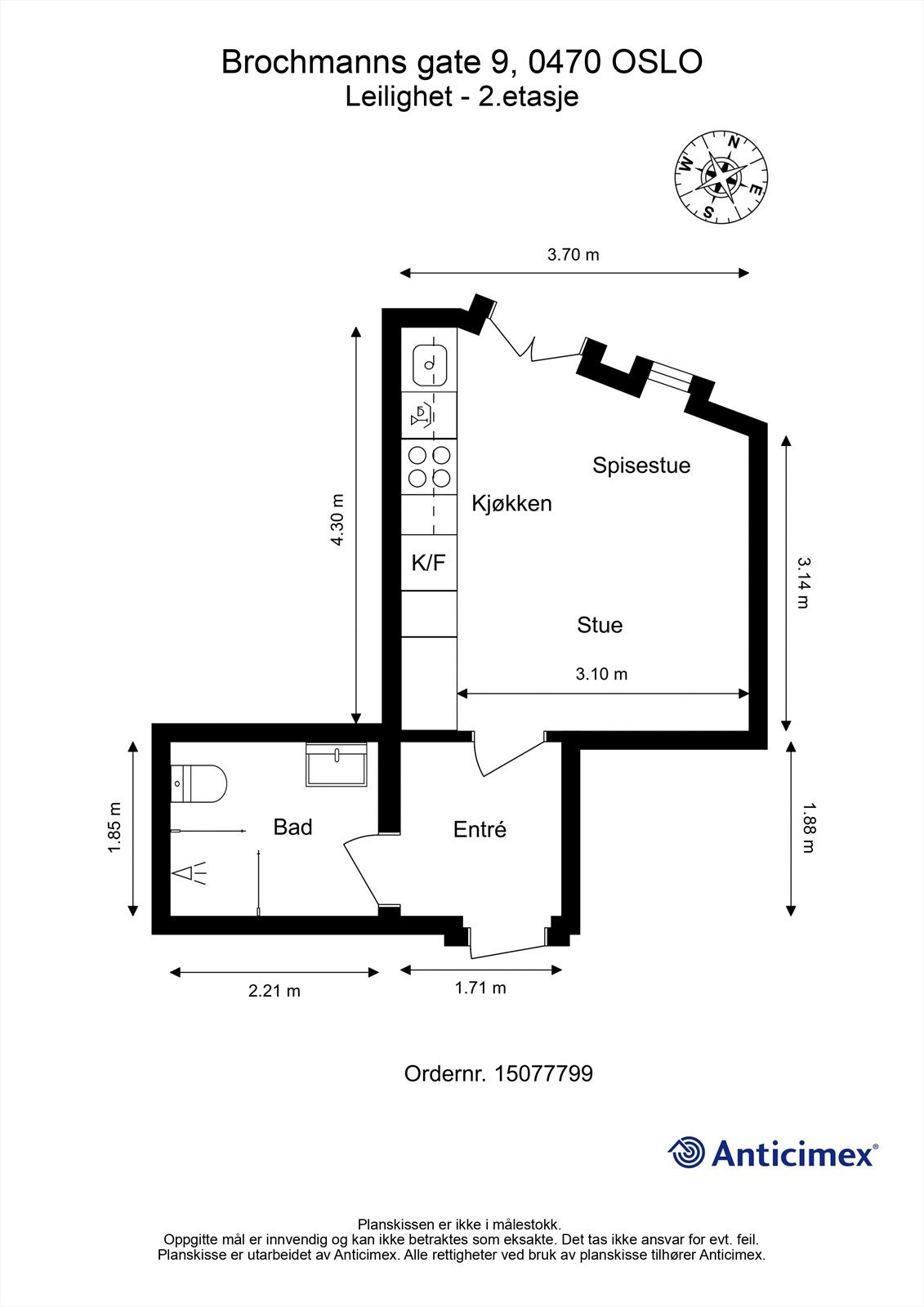 Plantegning Galleribilde