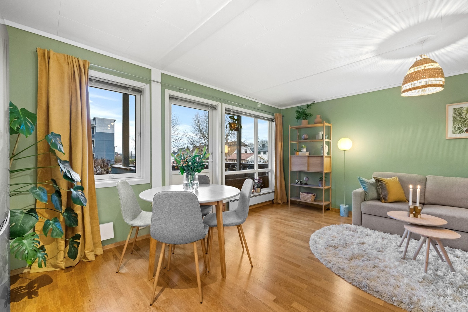 Det er god plass til spisebord! Galleribilde