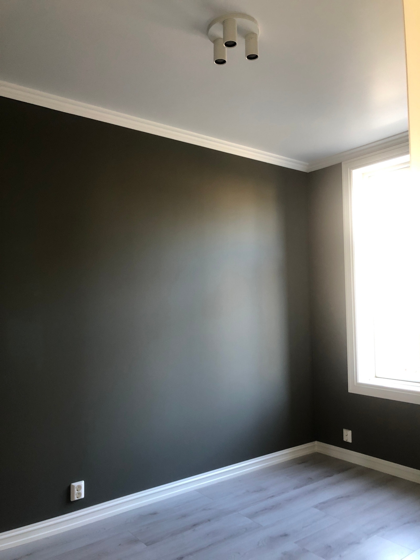 Hovedsoverom med god takhøyde, store vinduer og flotte farger Galleribilde